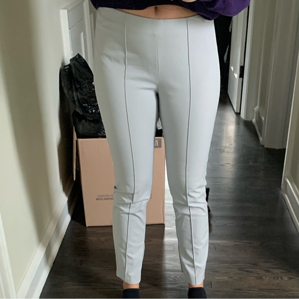 Theory greige work pants